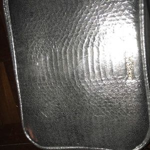 Victoria Secret silver metallic purse NWT